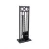 Style Selections Fireplace Tool Set - Steel - Black - 4 Pieces -STYLE SELECTIONS Online Shop 30736521 L