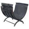 Foldable Log Holder and Tote - Black -STYLE SELECTIONS Online Shop 30736524 L