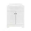 Style Selections Ellenbee Bathroom Vanity with Top White 24-in -STYLE SELECTIONS Online Shop 31915077 L