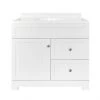 Style Selections Ellenbee Bathroom Vanity with Top - White - 1-Door/2-Drawer - 36-in -STYLE SELECTIONS Online Shop 31915079 L