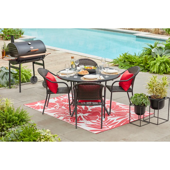 Style Selections Pelham Bay Brown Woven Wicker Patio Chair 5 Style Selections Pelham Bay Brown Woven Wicker Patio Chair - Image 3