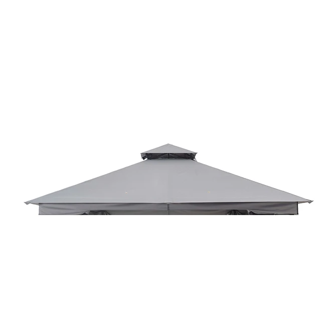 Style Selections Sun Shelter Replacement Roof - 10-ft x 10-ft - Grey Polyester 3 Style Selections Sun Shelter Replacement Roof - 10-ft x 10-ft - Grey Polyester