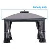 Allen + Roth 10-ft x 12-ft Grey Gazebo Canopy -STYLE SELECTIONS Online Shop 38115292 L