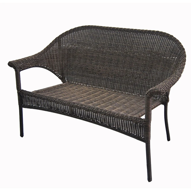 Style Selections Spruce Hills 2 Seats Patio Loveseat in Brown Woven Wicker 3 Style Selections Spruce Hills 2 Seats Patio Loveseat in Brown Woven Wicker