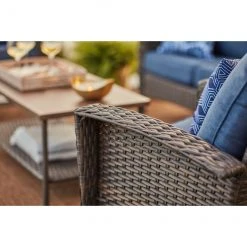 Style Selections Sunbridge Conversation Set - 4 Pieces - Steel - Blue -STYLE SELECTIONS Online Shop 41355050d L