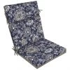 Style Selections Reversible Patio Chair Cushion - Polyester - Blue and Grey Flower/Solid Pattern 2 Style Selections Reversible Patio Chair Cushion - Polyester - Blue and Grey Flower/Solid Pattern -STYLE SELECTIONS Online Shop 41537488 L