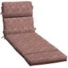 Style Selections Chaise Cushion - 73-in x 23-in - Red