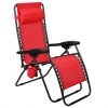Style Selections Relax Patio Lounge Chair - Zero Gravity - Cup Holder - Red 1 Style Selections Relax Patio Lounge Chair - Zero Gravity - Cup Holder - Red -STYLE SELECTIONS Online Shop 44315008 L