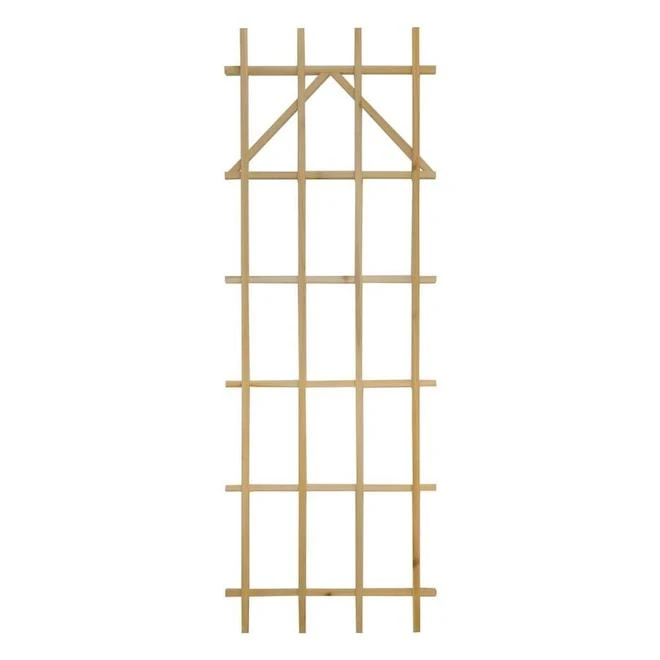 Style Selections 24-in x 72-in Brown Ladder Trellis 2 Style Selections 24-in x 72-in Brown Ladder Trellis