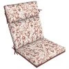 Style Selections 21-in x 20-in Outdoor High Back Red Cushion -STYLE SELECTIONS Online Shop 47235040 L