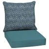 Style Selections 2-Piece Hadrian Tile Blue Geometric Deep Seat Patio Chair Cushion -STYLE SELECTIONS Online Shop 47235047 L