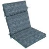 Style Selections 1-Piece Hadrian Tile Blue Geometric High Back Patio Chair Cushion -STYLE SELECTIONS Online Shop 47235049 L