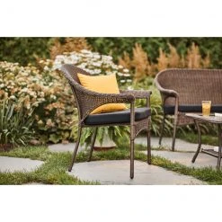 Style Selections 1-Piece Spruce Hills Black Patio Seat Pad -STYLE SELECTIONS Online Shop 48325009c L