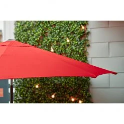 Style Selections Tiltable Umbrella - Aluminum and Red Olefin - 9-ft -STYLE SELECTIONS Online Shop 48655012b L
