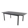 Style Selections Pelham Bay Outdoor Expandable Dinner Table in Matte Black Steel -STYLE SELECTIONS Online Shop 48655048 L