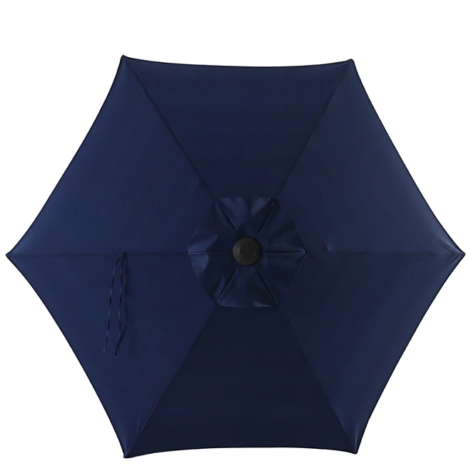 Style Selections Blue Fabric and Steel 7.5-ft Umbrella 3 Style Selections Blue Fabric and Steel 7.5-ft Umbrella