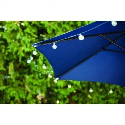 Style Selections Blue Fabric and Steel 7.5-ft Umbrella 8 Style Selections Blue Fabric and Steel 7.5-ft Umbrella -STYLE SELECTIONS Online Shop 48655078c L
