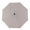 Style Selections Umbrella - 9-ft - Aluminum/Fabric - Grey