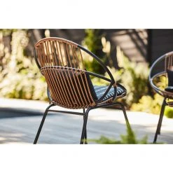 Style Selections Archer Conversation Set - 3 Pieces - Steel and Wicker - Black/ Grey 9 Style Selections Archer Conversation Set - 3 Pieces - Steel and Wicker - Black/ Grey -STYLE SELECTIONS Online Shop 48655109d L