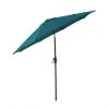 Style Selections Umbrella - 9-ft x 9-ft - Teal - Polyester -STYLE SELECTIONS Online Shop 48655112 L