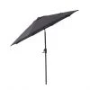 Style Selections Market Umbrella - 9-ft x 9-ft - Polyester - Black