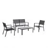 Style Selections Carlson 4-Piece Metal Frame Patio Conversation Set -STYLE SELECTIONS Online Shop 48655136 L