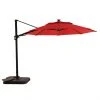 Style Selections 11-ft Offset Umbrella - Red - Aluminum -STYLE SELECTIONS Online Shop 48655148 L