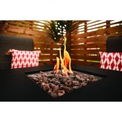 Hartford 5-Piece Patio Set with Gas Fire Table - C-Spring Motion Chairs - Black -STYLE SELECTIONS Online Shop 49095003d L