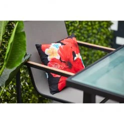 Style Selections Outdoor Throw Pillow - Hibiscus Pattern - Polyester - 16-in x 16-in -STYLE SELECTIONS Online Shop 49235075c L