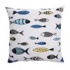 Style Selections Outdoor Throw Pillow - Polyester - 16-in x 16-in - Fish Pattern -STYLE SELECTIONS Online Shop 49235077 L