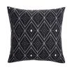 Style Selections Outdoor Cushion - 16-in x 16-in - Polyester - White/Black -STYLE SELECTIONS Online Shop 49235101 L