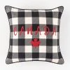 Style Selections Outdoor Cushion - "Canada" Print - Black/White/Red - 18-in W x 18-in L -STYLE SELECTIONS Online Shop 49235163 L