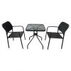Style Selection Bistro Patio Set - Steel and Resin - Black - 3 Pieces -STYLE SELECTIONS Online Shop 72255050 L