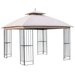 Style Selections 10-ft x 10-ft Gazebo Tan
